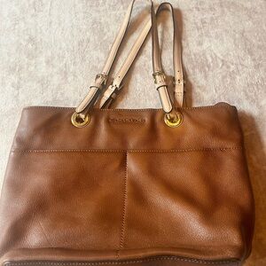 Michael Kors Tan Leather Shoulder Bag